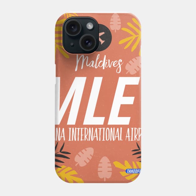 MLE Male airport code Phone Case by Woohoo