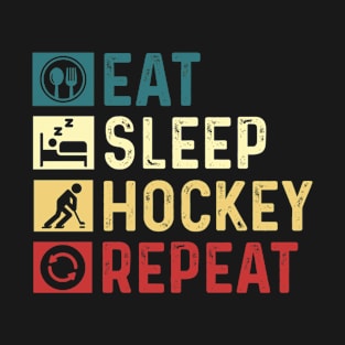 Eat Sleep Hockey Repeat T-Shirt