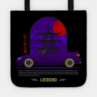 Street Tuners Purple Del Sol JDM Tote