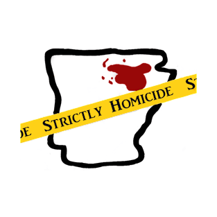 Strictly Homicide Black Outline T-Shirt