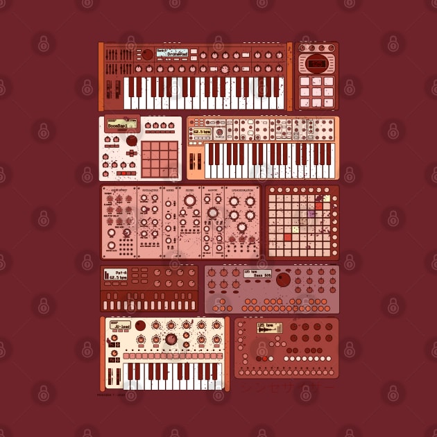 Synthesizers and Electronic Music Instruments by Mewzeek_T