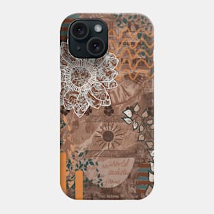 Abstract Mixed Media Phone Case