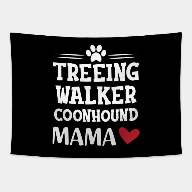 Treeing walker coonhound mama Tapestry by KC Happy Shop