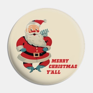 Merry Christmas Y'all Pin