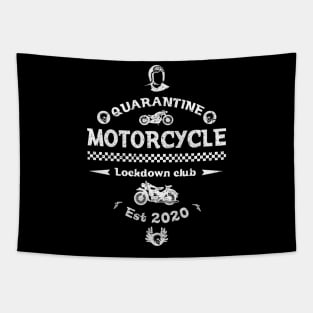 quarantine biker club Tapestry