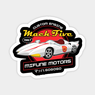 Mach Five - Mifune Motors - Speed Racer Magnet