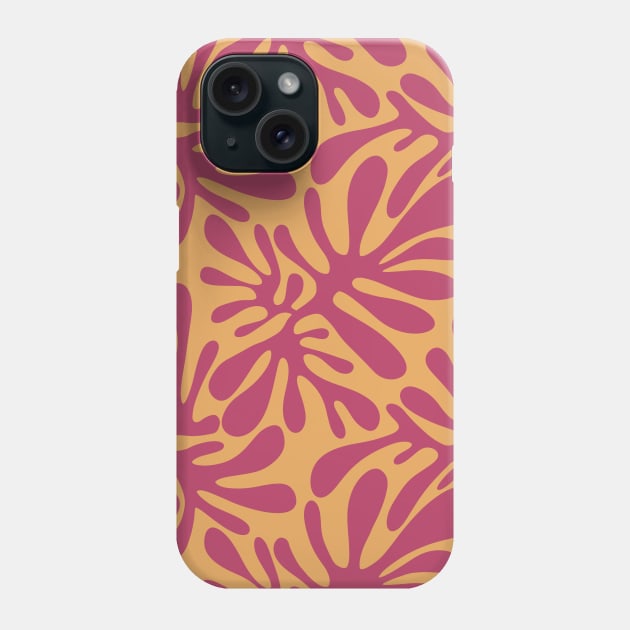 Matisse inspired abstract splash pattern Phone Case by Ieva Li ART