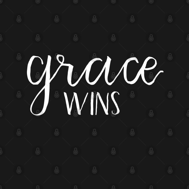 Grace wins handlettered Christian Art by Harpleydesign