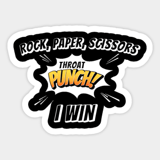 Rock, Paper, Scissors, Grinder Sticker