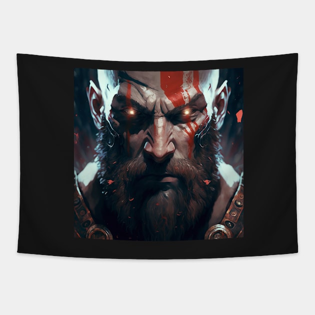 The God of War Tapestry by PixelPusherArt