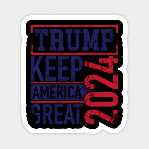 Trump Keep America 2024 American Election 2024 s Magnet by lam-san-dan