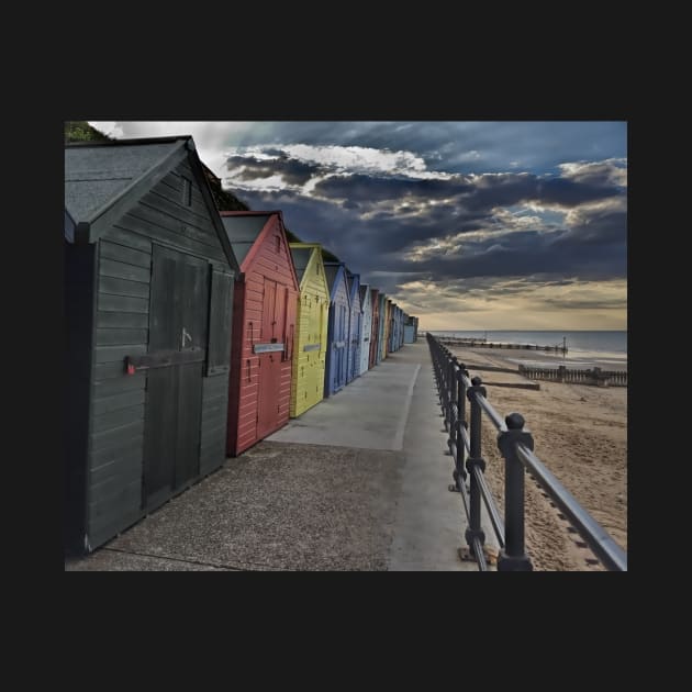 Mundesley Beach Huts by avrilharris