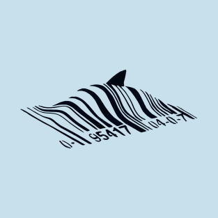 Banksy Barcode Shark T-Shirt