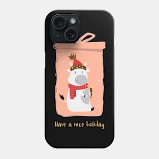 Reindeer Christmas Sock Phone Case