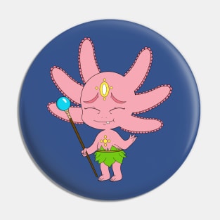 The Axolotl Elder Redraw (2021) Pin