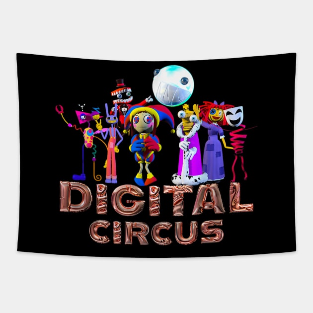 The Amazing Digital Circus Tapestry by kiperb