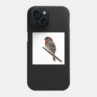 My purple finch friend Phone Case