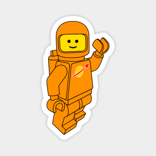 Spaceman! (Orange) Magnet