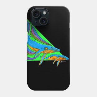 Whales Swimming Phone Case