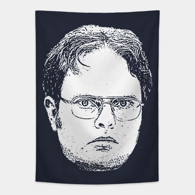 Dwight Schrute Tapestry by childofthecorn