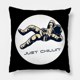 Astronaut in Space Suit Just Chillin Pillow