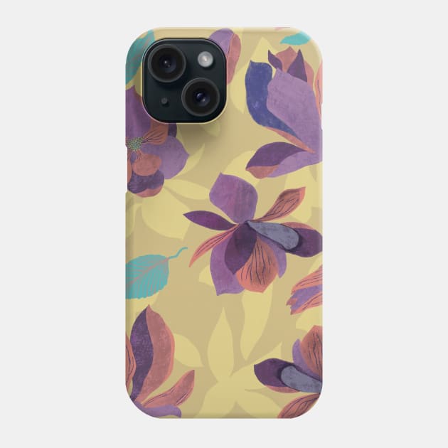 Paper cut flowers Phone Case by Flyingrabbit