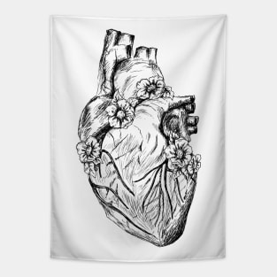 Human Heart Image Tapestry