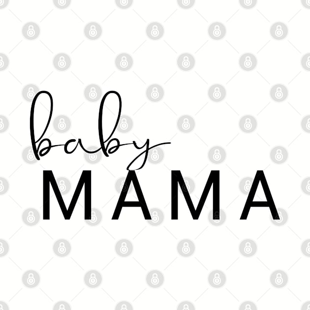 Baby mama, Pregnancy reveal. Perfect present for mom mother dad father friend him or her by SerenityByAlex