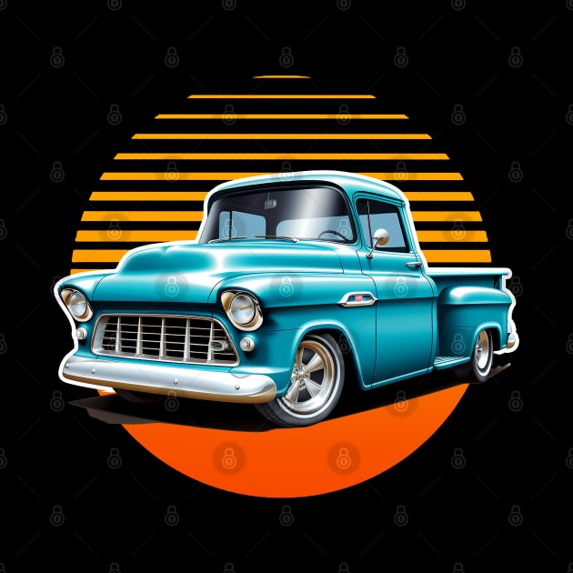 1956 Chevy 3100 Truck American Vintage Truck by GAMAS Threads