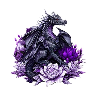 Dark Dragon fantasy T-Shirt