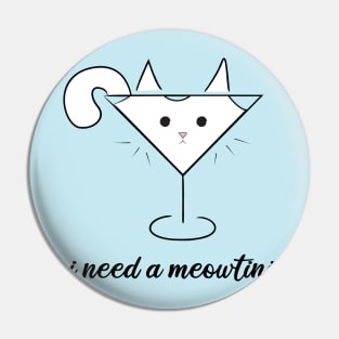 I need a Meowtini White Cat Pin