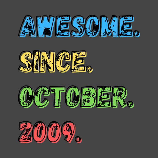 Awesome. Since. October. 2009. Shirt by LBAM, LLC