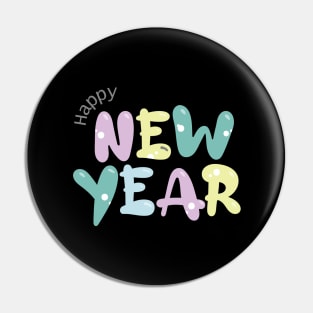 New Year Pin