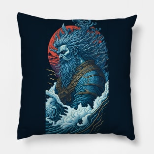 POSEIDON WALL ART Pillow