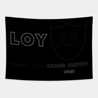 Raiders Loyalty (Light Colors) Tapestry