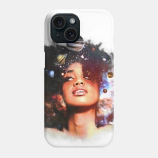 Universe hair Phone Case