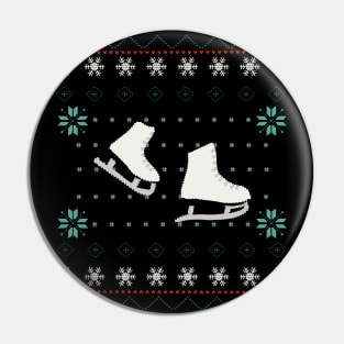 Ice skaters Pin