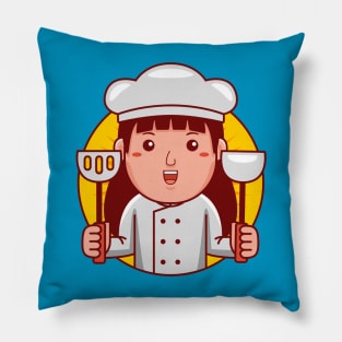 Chef Woman Pillow