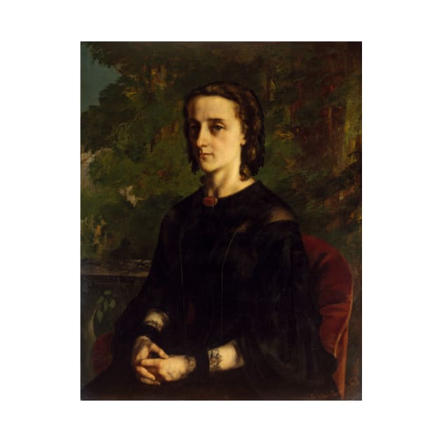 Madame de Brayer by Gustave Courbet by Classic Art Stall