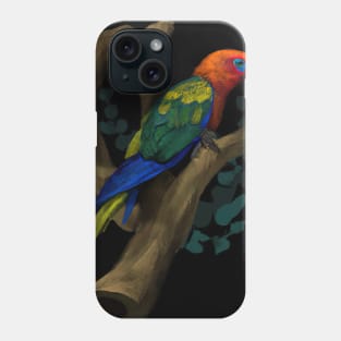 Parrot on a Tree Phone Case