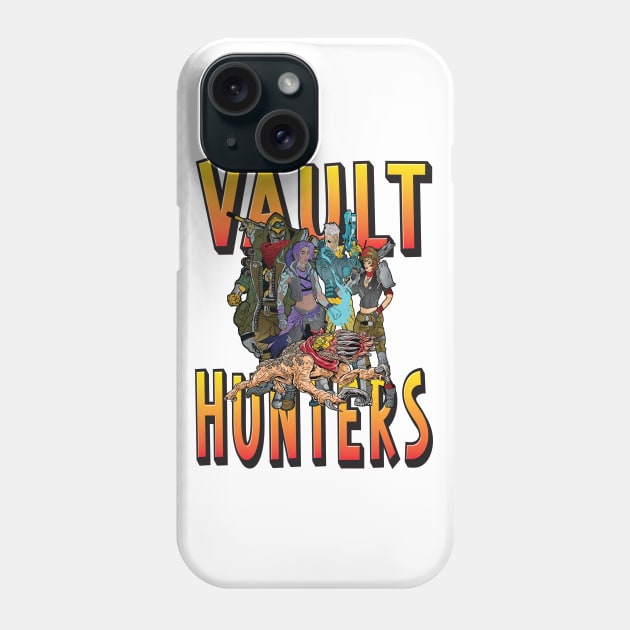 Vault Hunters Borderlands 3 FL4K Beastmaster Amara Siren Moze Gunner Zane Operative Iron Bear Guard Skag Phone Case by ProjectX23Red