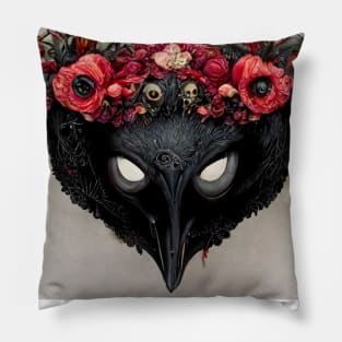 Raven mask Pillow