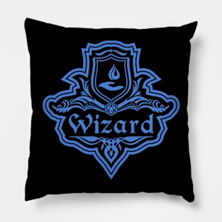 D&D Wizard 1 Color Emblem Pillow