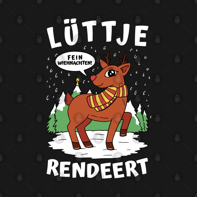 Lüttje Rendeert Little Reindeer by DormIronDesigns