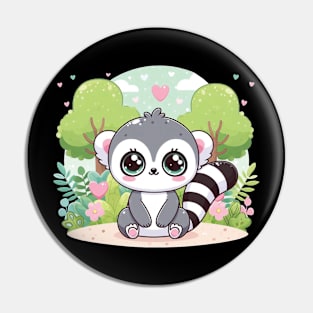 Cute Lemur Pin