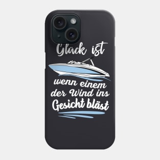 Motorboot Glück Bootseigner Geschenke Phone Case