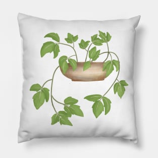 Poison ivy on a pot Pillow