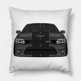 DODGE CHARGER DARK-GREY Pillow