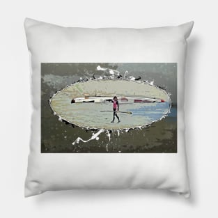 Finished Surf Skiing Pillow