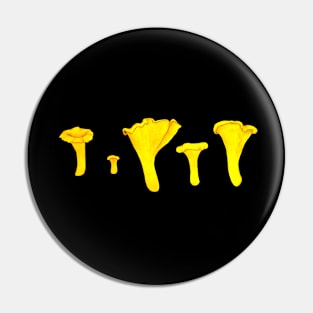 Yellow Chanterelles Pin